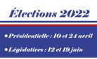 Les élections législatives auront lieu les 12 et 19 juin 2022.